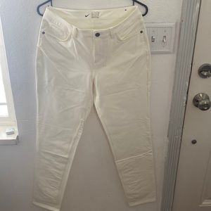 Off white Nike pants